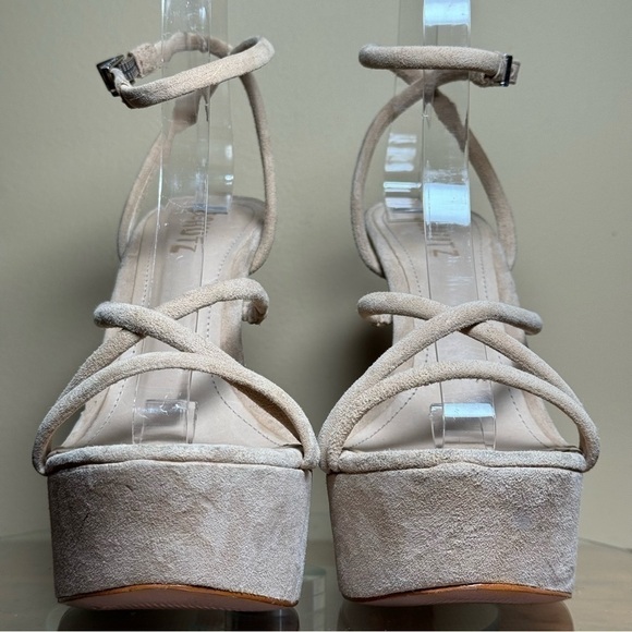 SCHUTZ Tan Platform Heels - Picture 8 of 16